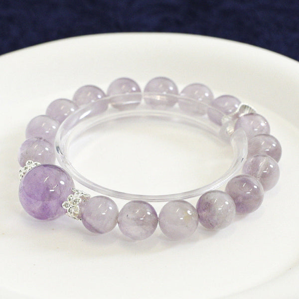 Bracelet pour femme en poils de lapin violets naturels de haute qualité, perles légères, 2025, de luxe, haut de gamme, exquis, vente en gros 