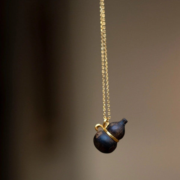 Agarwood Ebony Calabash Pendent